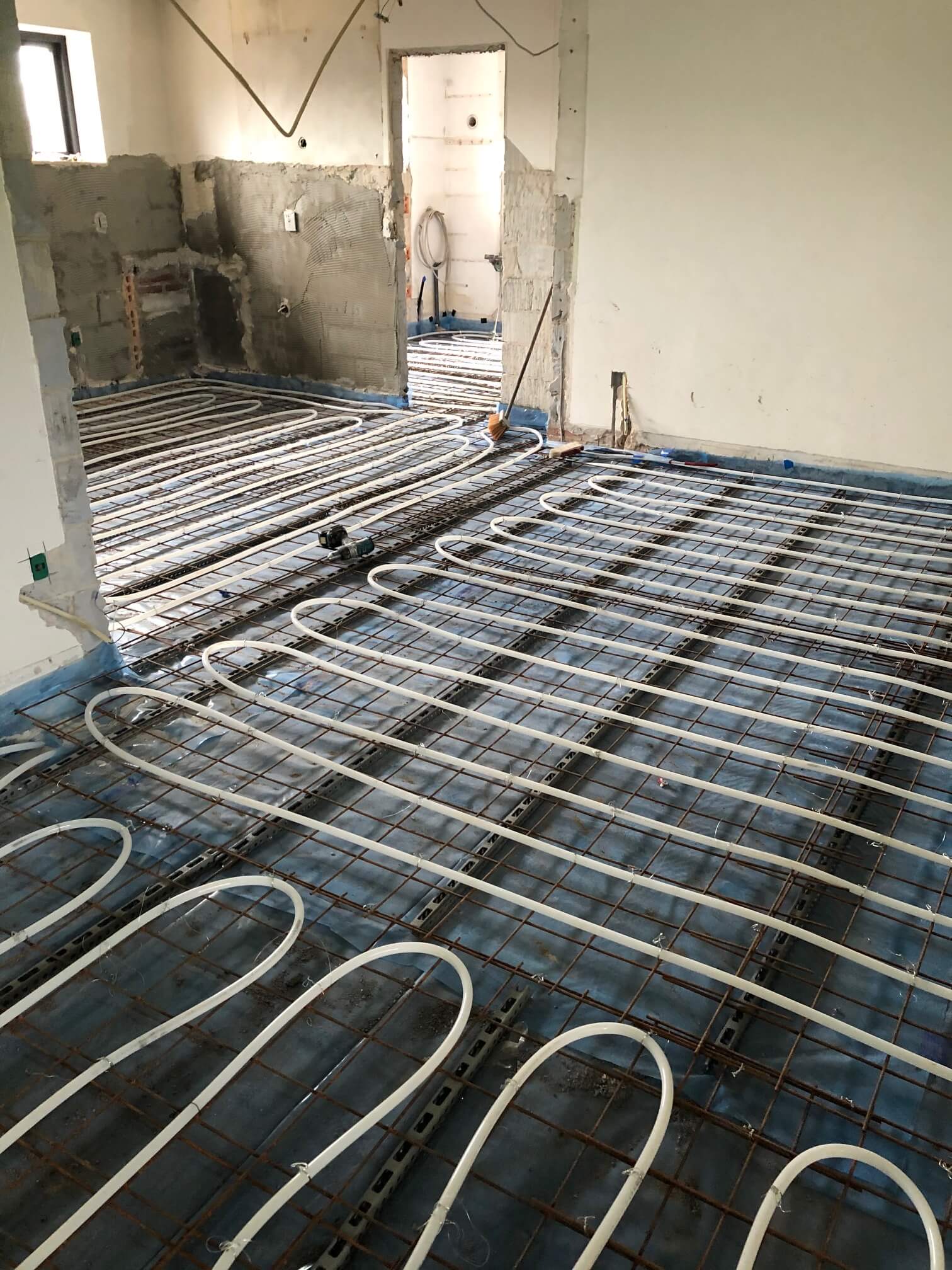 Gulvvarmeinstallation